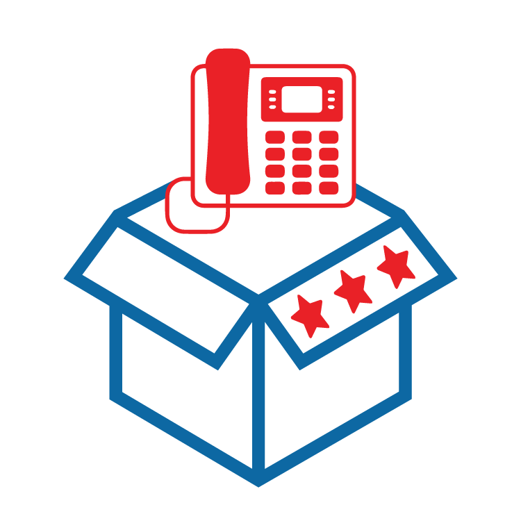 icon for satellite internet VOIP package options